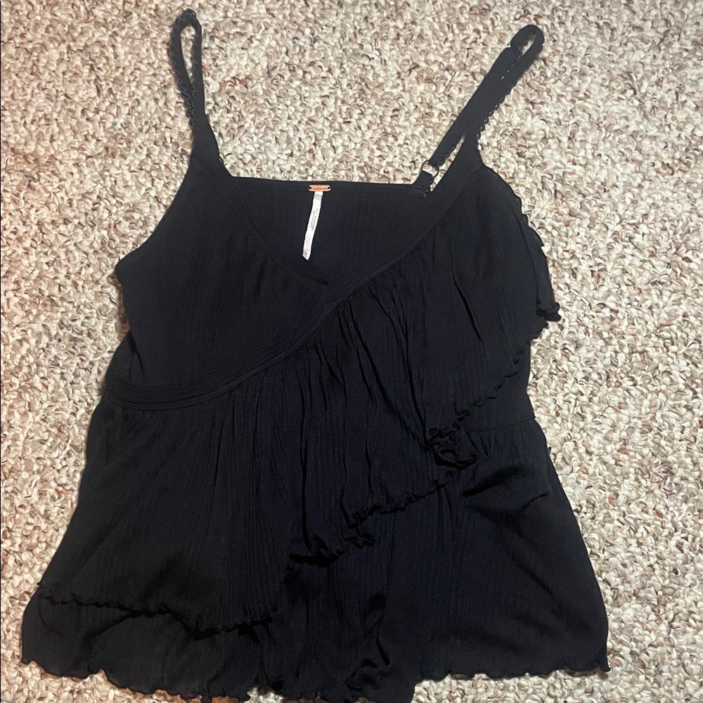 Free People Black Camisole Top